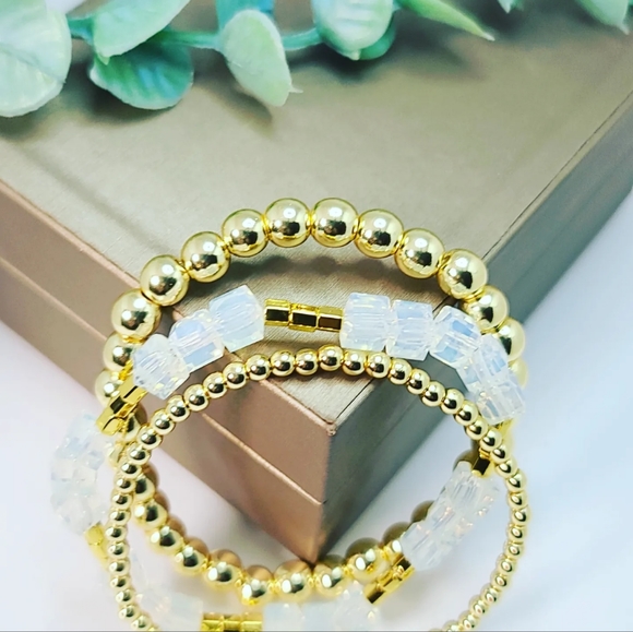 Hematite Bracelet set - Picture 4 of 4